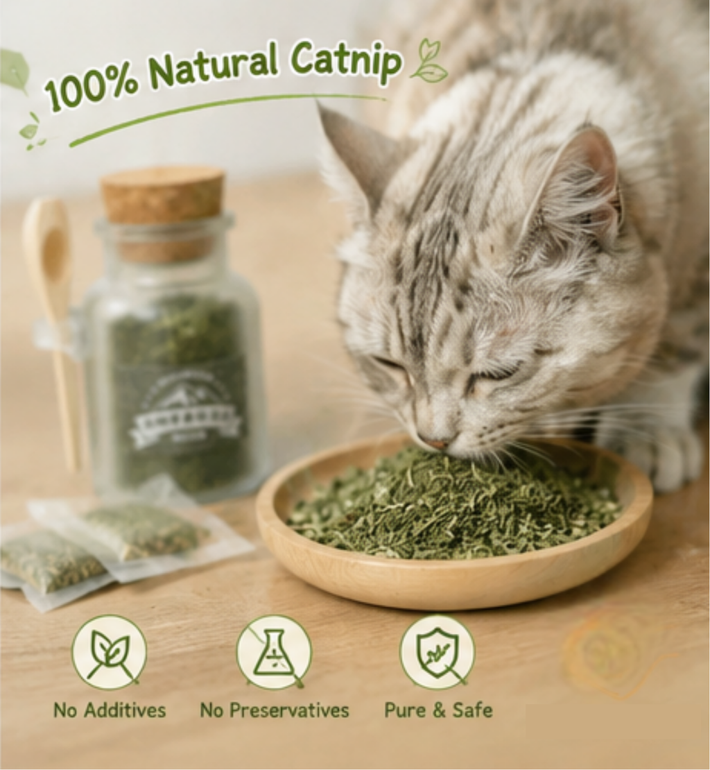 Organic Catnip — The Classic Herb | 6 or 12 bags