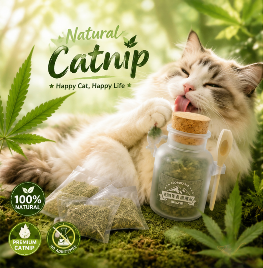 Organic Catnip — The Classic Herb | 6 or 12 bags