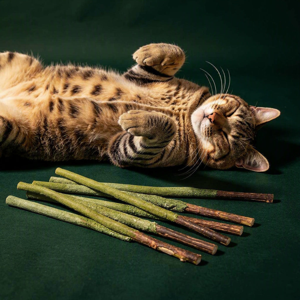 Silvervine Chew Sticks — 6 Pack | Natural Matatabi Cat Herb