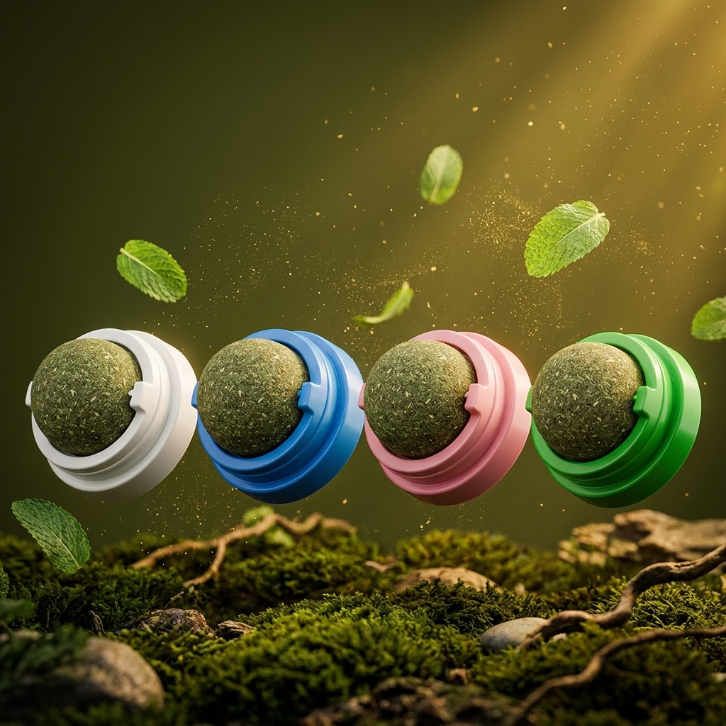 Wall High Ball available in 4 colours: white, blue, pink, green — Catnabis